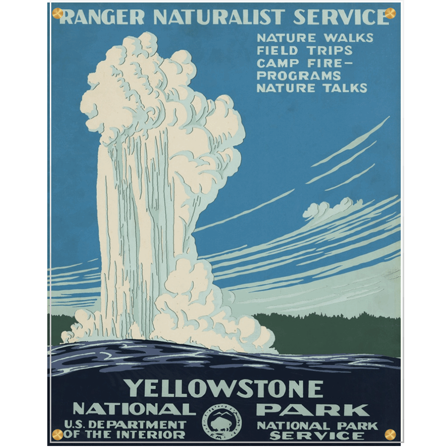 Yellowstone Eruption Vintage