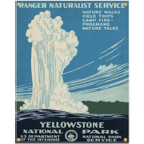 Yellowstone Eruption Vintage