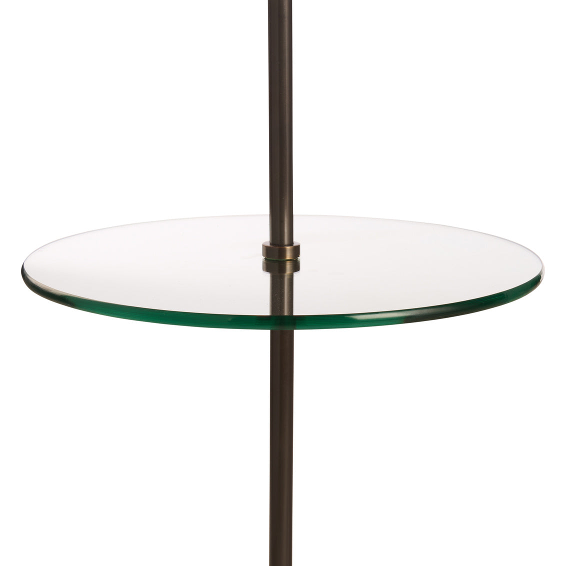 Blythwood Floor Lamp w/ Glass Table - Oil Rubbed Bronze