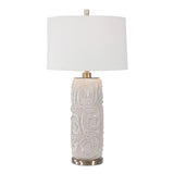 Zade Table Lamp, Gray - Kings Fine Art & Decor