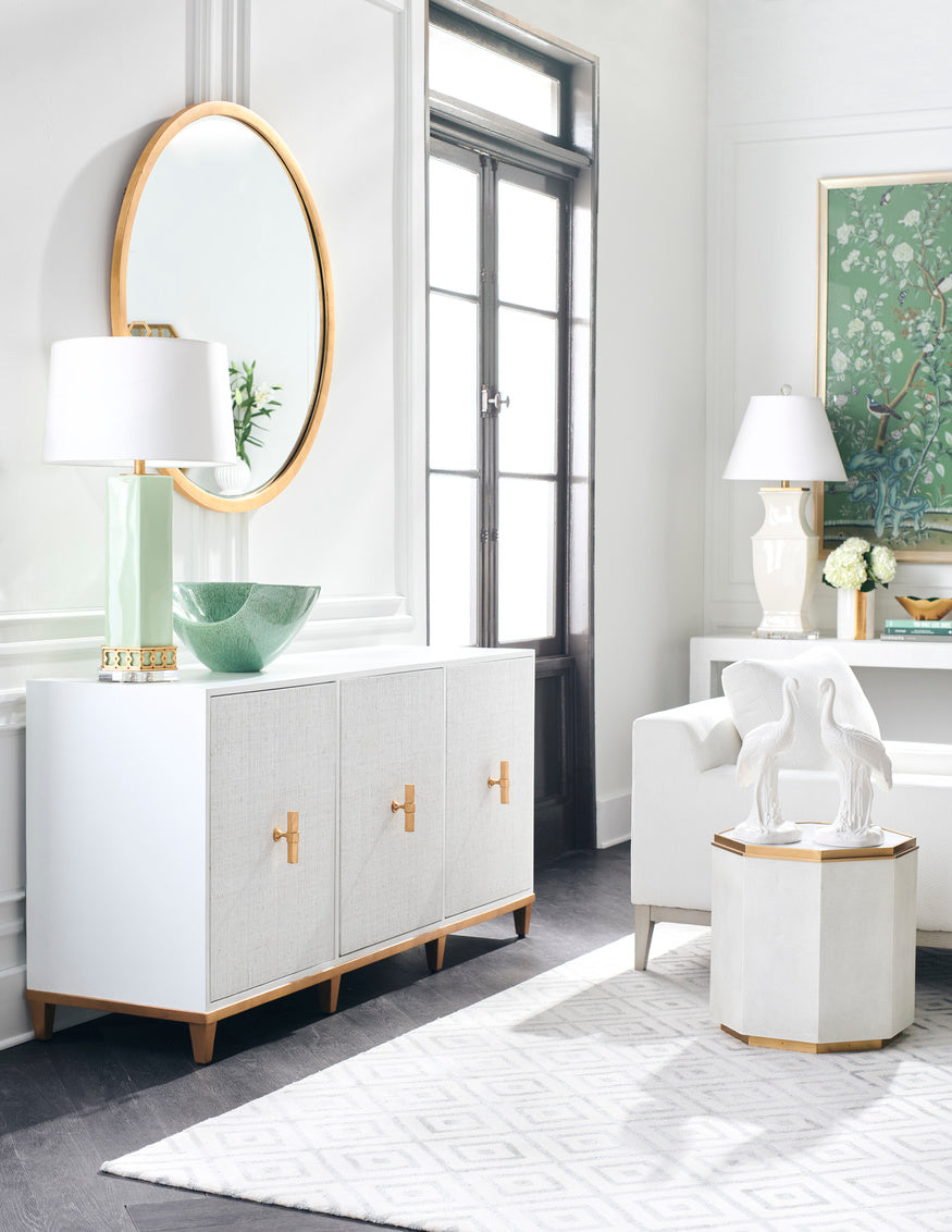 Avery Console - White