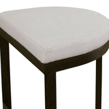 Ivanna Counter Stool, Black - Beige