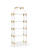 Gainsboro Etagere - Brass