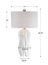 Malena Table Lamp, White