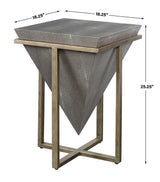 Bertrand Accent Table, Shagreen