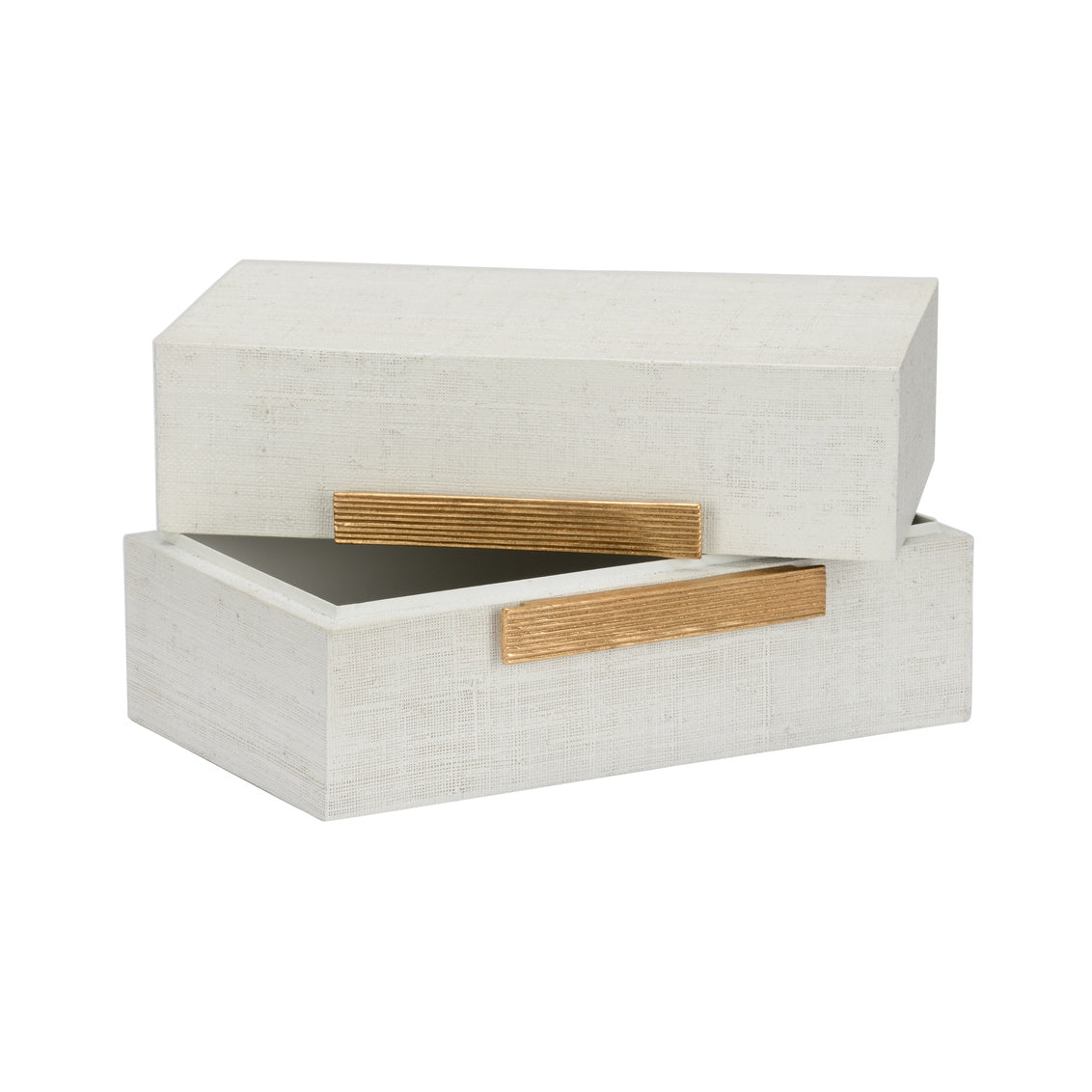 Raffia Boxes - White (S2)