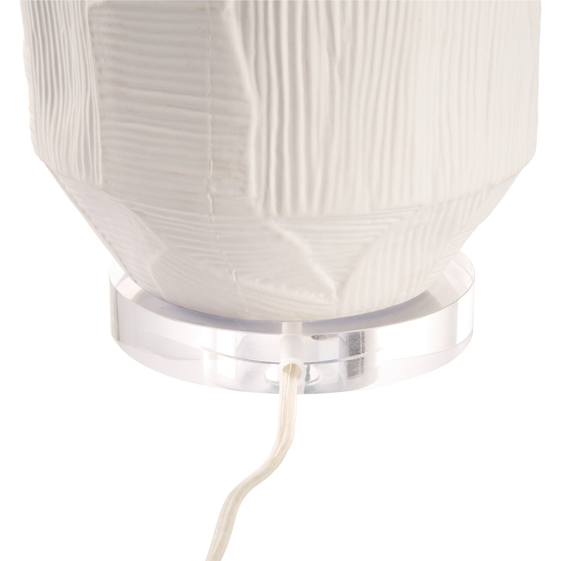 Furrow Lamp - White