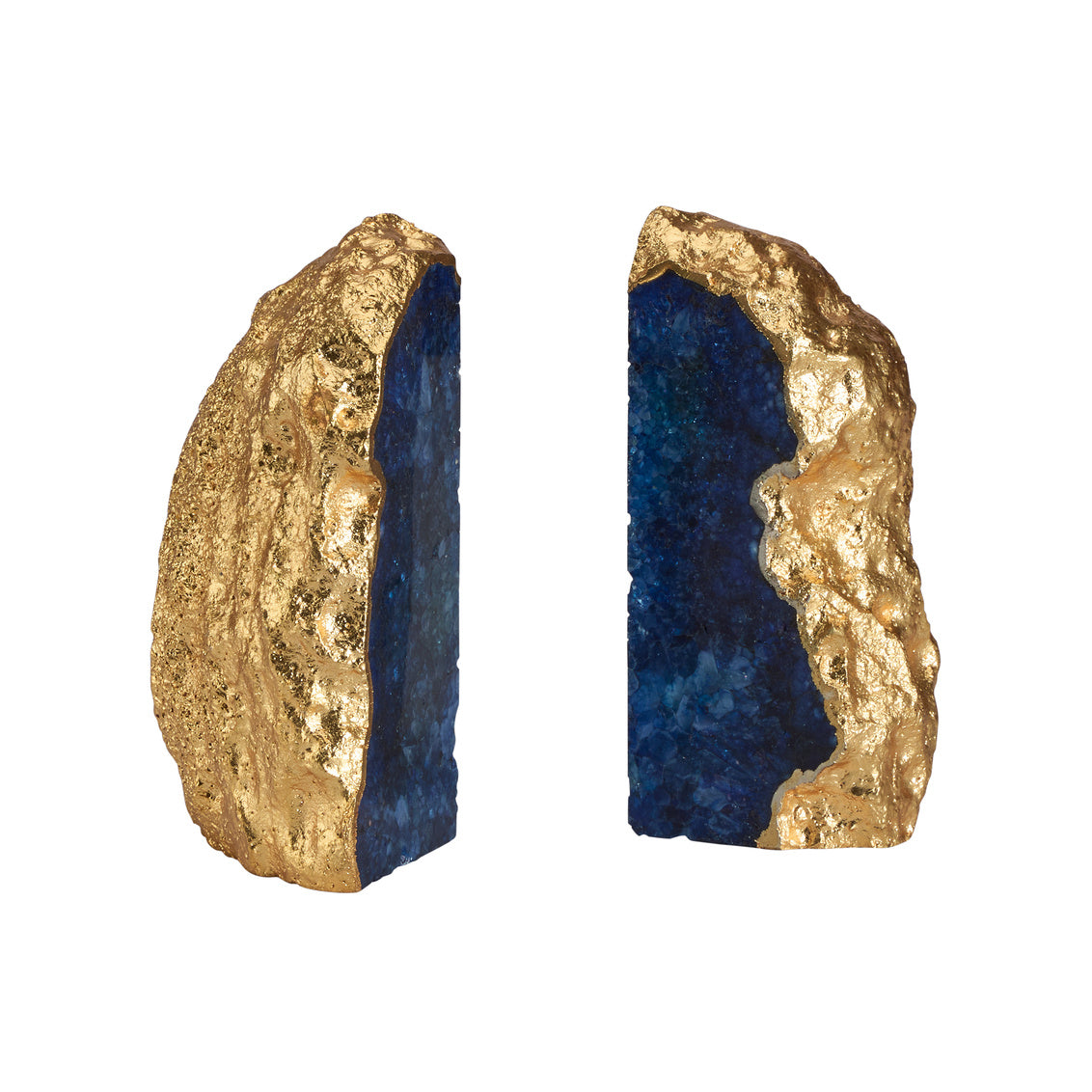 Blue Agate Bookend (Pr)
