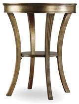 Hooker Furniture Sanctuary Round Mirrored Accent Table - Visage 3014-50001