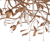 Bay Laurel Leaf Crystal Chandelier