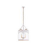 Quatrefoil Lantern - White