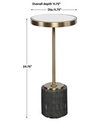Laurier Drink Table, Gray