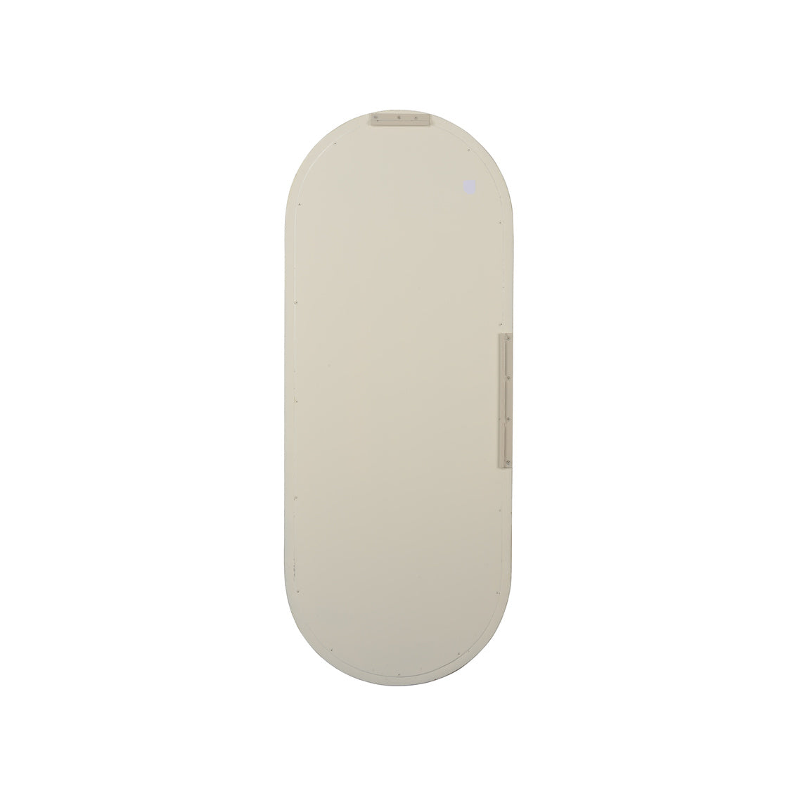 Oval Leather Mirror