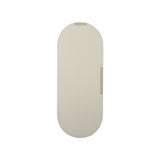 Oval Leather Mirror