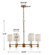 Welkin, 6 Lt Chandelier