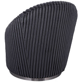 Crue Swivel Chair, Gunmetal