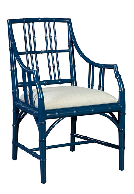 Blue Riley Arm Chair - Kings Fine Art & Decor