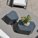 Parra Outdoor Side Table, Slate
