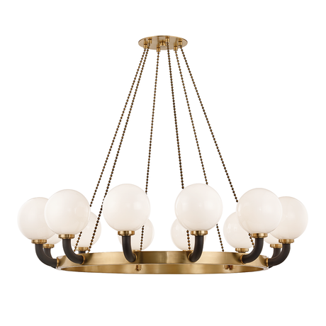 werner-chandelier-3660-AGB/BK