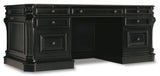 Hooker Furniture Telluride 76'' Executive Desk w/Leather Panels 370-10-363
