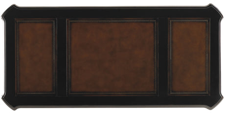 Hooker Furniture Telluride 76'' Executive Desk w/Leather Panels 370-10-363