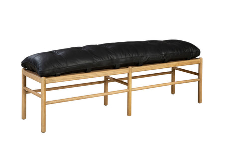 Osborne Leather Bench - Kings Fine Art & Decor