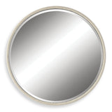 Ranchero Round Mirror, White - Kings Fine Art & Decor
