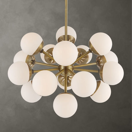 Droplet, 16 Lt Chandelier - Kings Fine Art & Decor