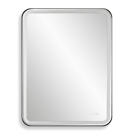 Crofton Lighted Large Mirror, Black - Kings Fine Art & Decor