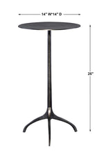 Beacon Accent Table, Nickel