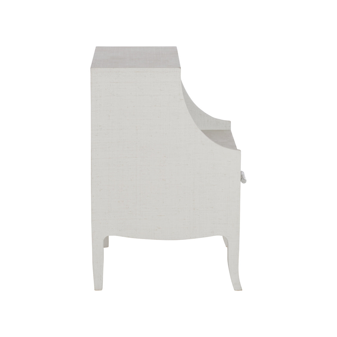 George III Bedside Table - White