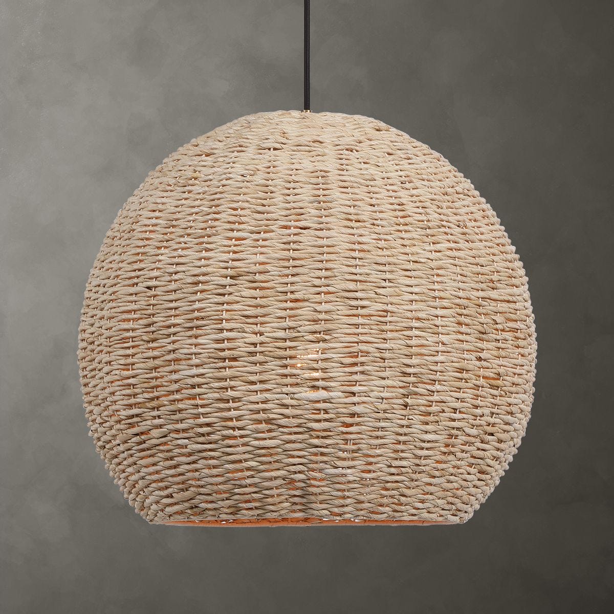 Seagrass Dome, 1 Lt Pendant - Kings Fine Art & Decor