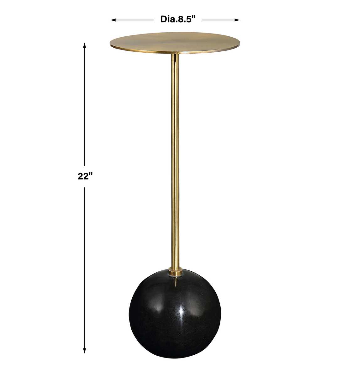 Gimlet Drink Table, Black