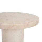 George Marble Side Table - White