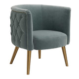Haider Accent Chair, Slate Blue