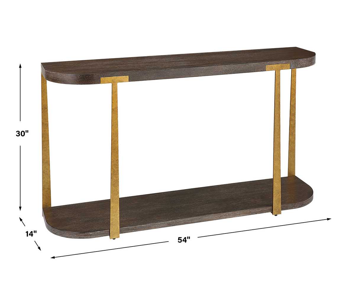 Palisade Console Table, Walnut