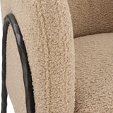 Jacobsen Accent Chair, Latte Shearling