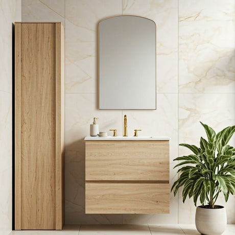 Tordera Arch Mirror, Brass