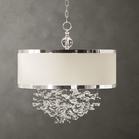 Fascination, 3 Lt Hanging Shade Chandelier - Kings Fine Art & Decor
