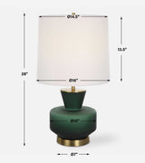Trentino Table Lamp, Green