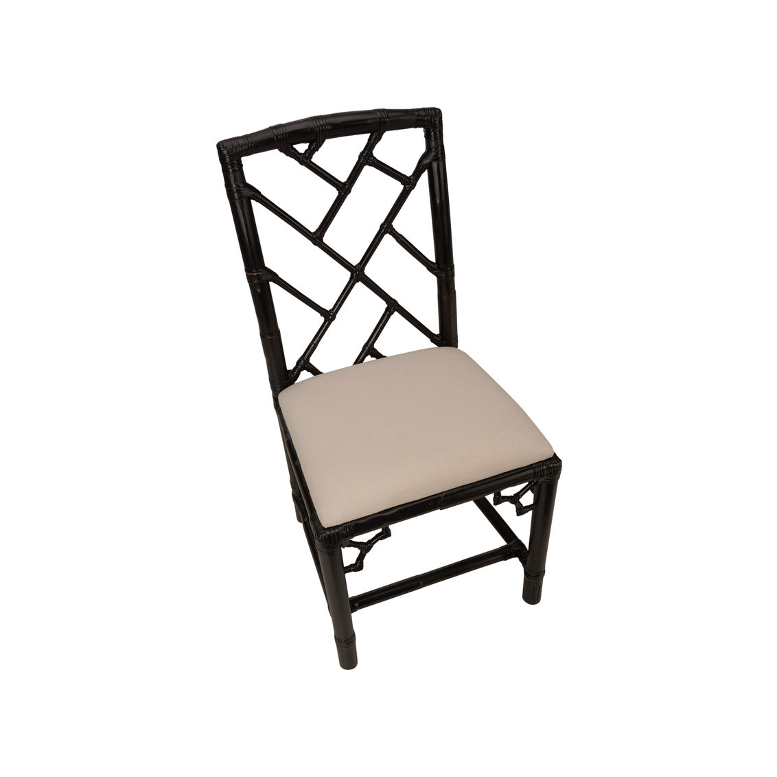 Chippendale Bamboo Chair - Cracked Pepper