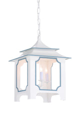 Tole Pagoda Lantern (Sm) - White