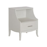 George III Bedside Table - White