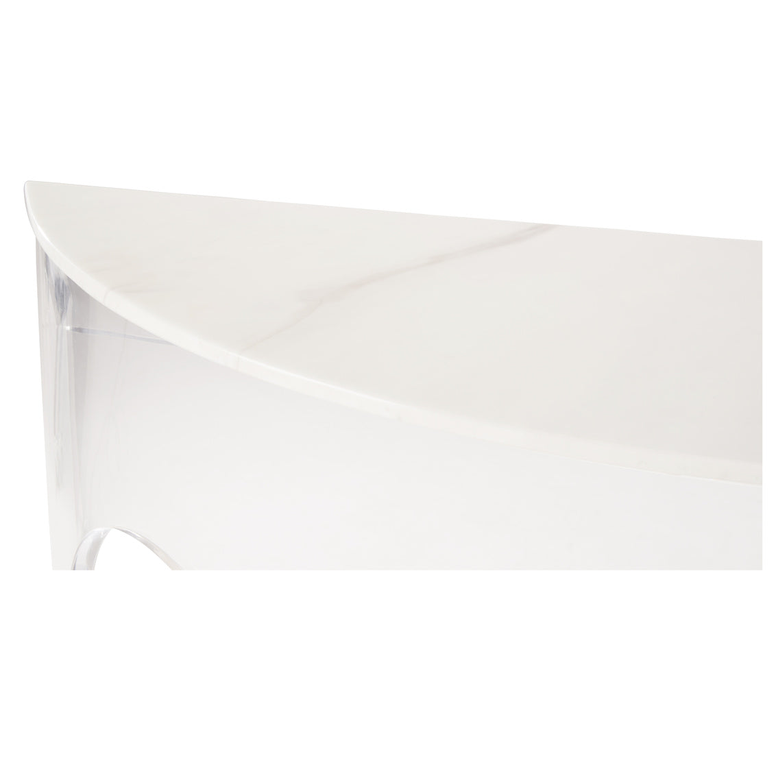 Marble and Acrylic Demilune