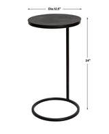 Brunei Accent Table, Bronze