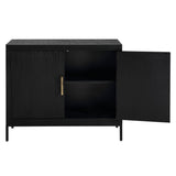Front Range 2 Door Cabinet, Black
