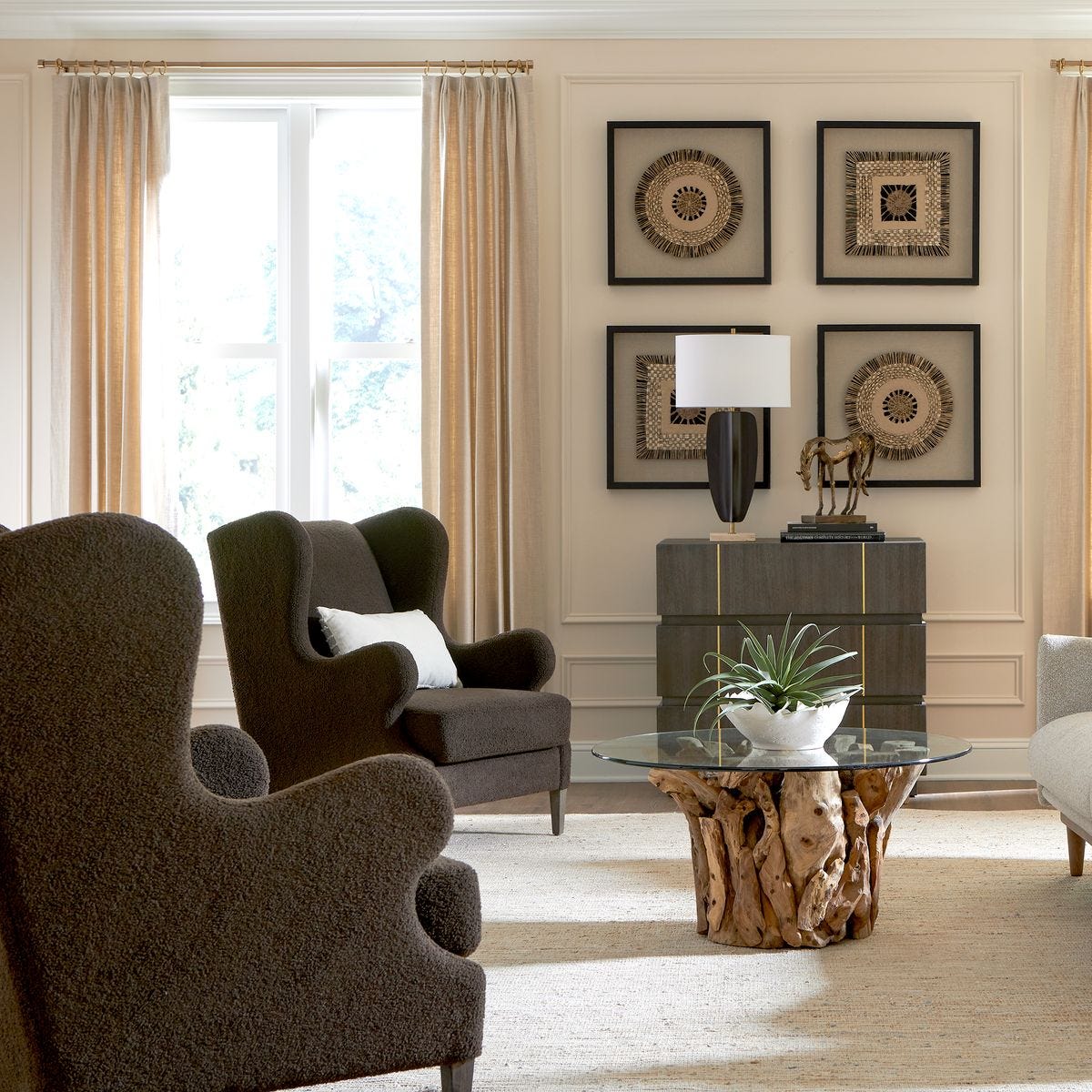 Serpentine Accent Chair