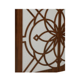 Flower of Life Cabinet - Brown
