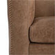 HUDSON LEATHER SWIVEL CHAIR