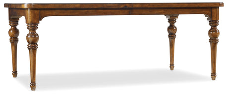 Hooker Furniture Tynecastle Rectangle Leg Dining Table with Two 18'' Leaves 5323-75200
